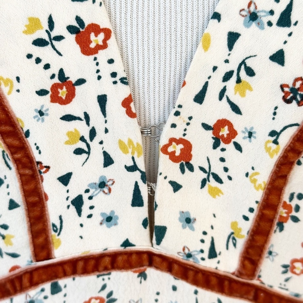 FREE PEOPLE Take A Little Time Women’s 4 Cream Maxi Dress Cottagecore Renfaire - Picture 6 of 13